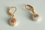 Handmade Freshwater Pearl Charm Earrings