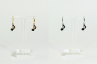 Music Note Charm Earrings