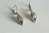Handmade Conch Shell Earrings
