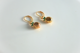 Pineapple Charm Earrings