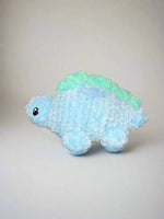 Crocheted plush Dino