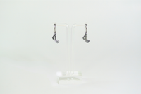 Music Note Charm Earrings