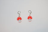 Cute Mushroom charm Earrings