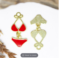 Bikini Bathing Suit Charm Earrings