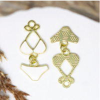 Bikini Bathing Suit Charm Earrings