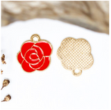 Rose Charm Earrings