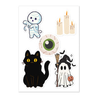 Halloween-themed sticker pack