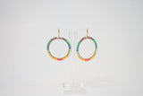 Rainbow Hoop Earrings