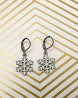 Snowflake charm Earring (basic stainless steel)