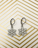 Snowflake charm Earring (basic stainless steel)